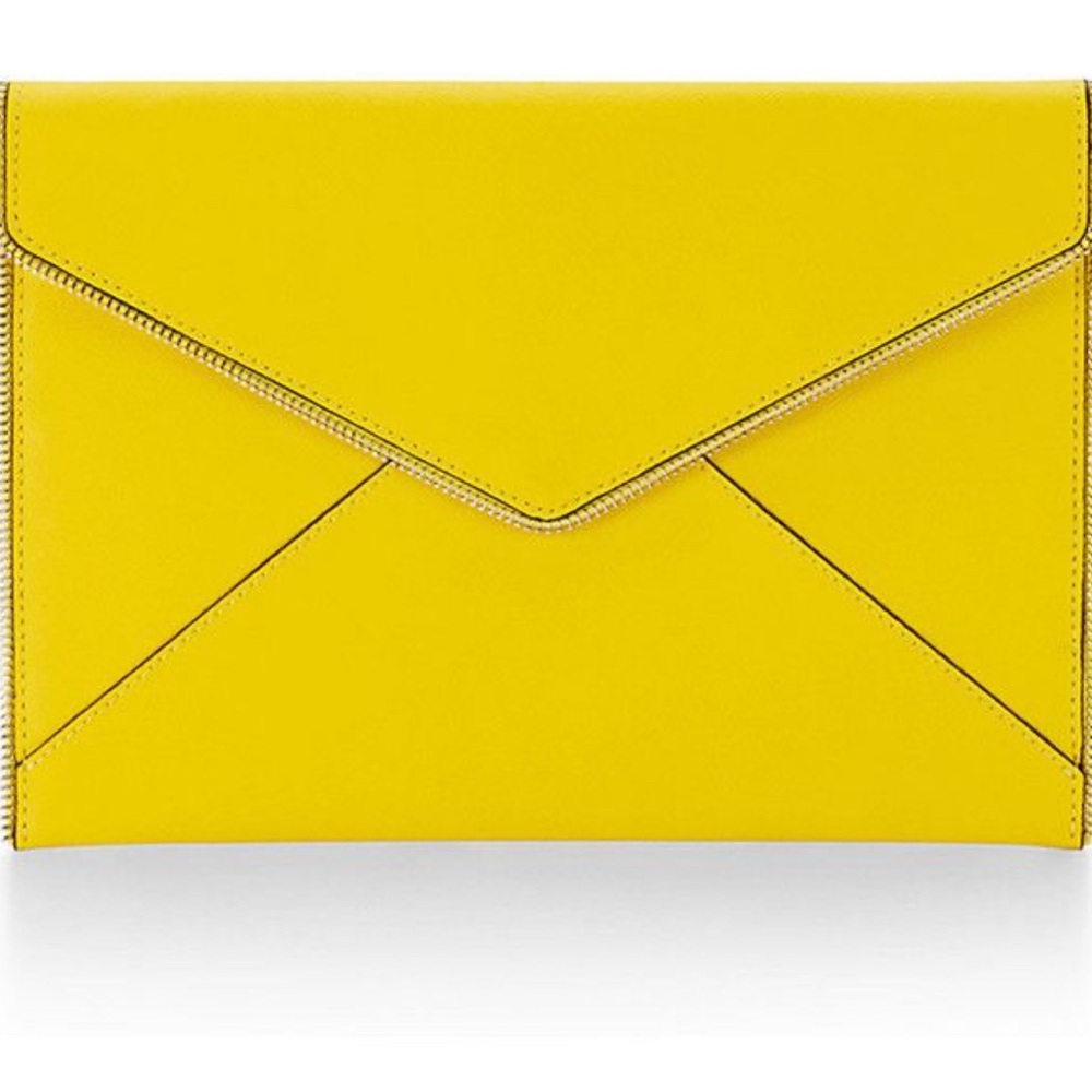 Rebecca Minkoff Yellow Clutch Wristlet